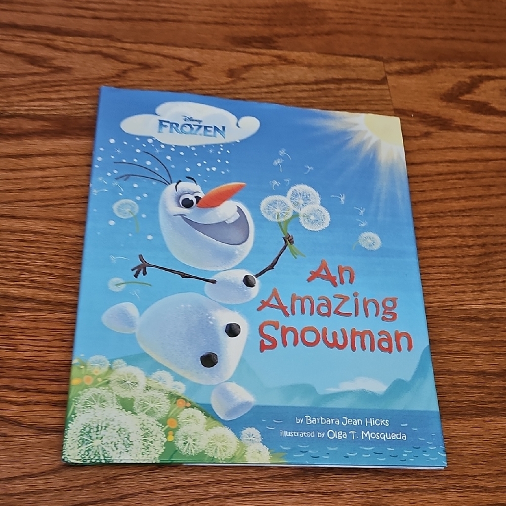 Disney Frozen 'An Amazing Snowman' Book - Blue and White